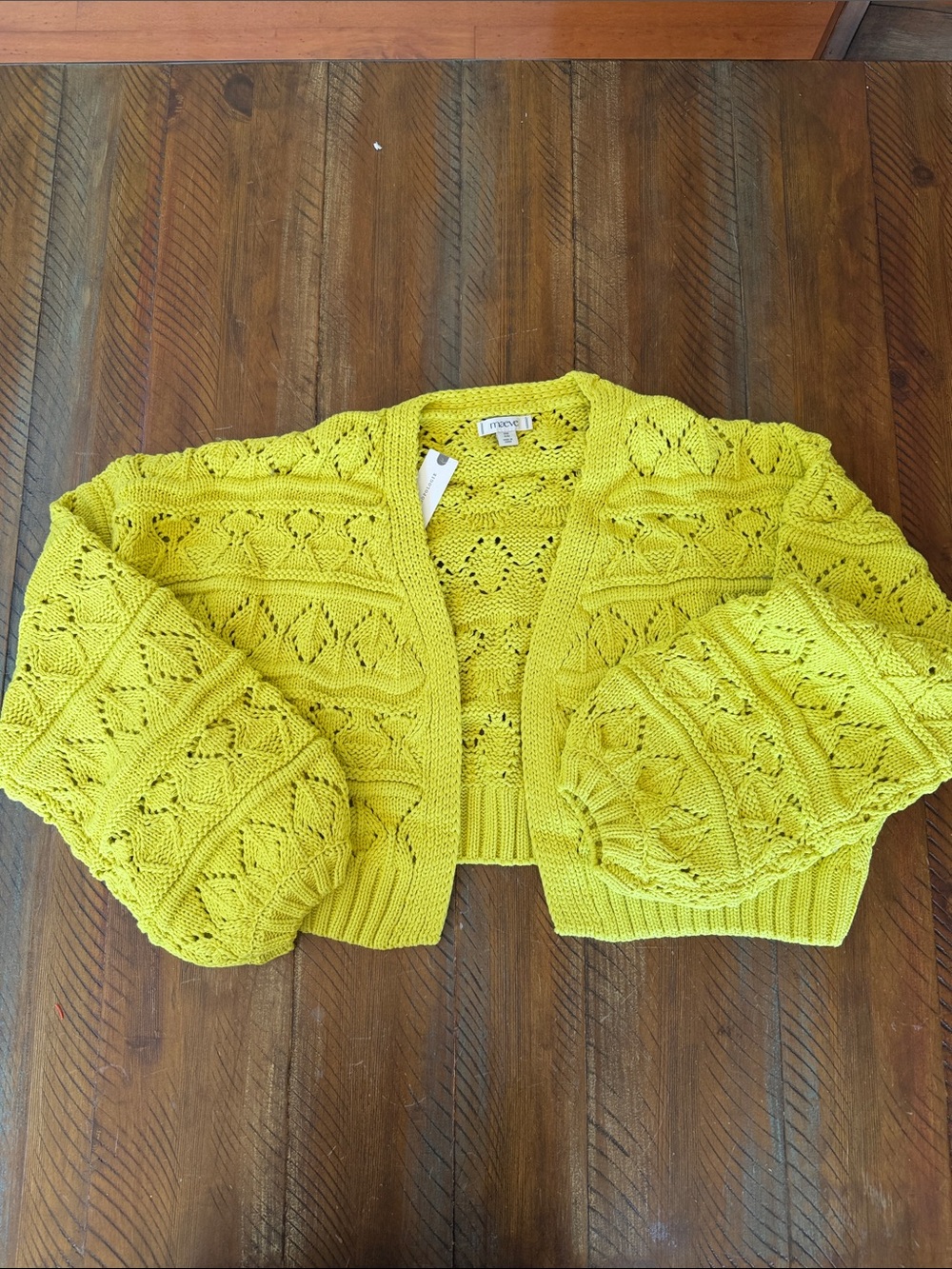 Women’s Anthropologie Maeve Chunky Knit Sweater New NWT Cardigan - Picture 2 of 7